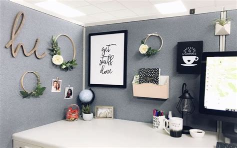 creative diy cubicle decor ideas  working space work office