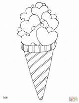 Coloring Ice Cream Cone Pages Icecream Printable Zigzag Color Template Sheet Snow Girls Getdrawings Kids Bowl Drawing Designlooter Colorings Food sketch template