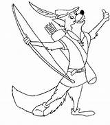 Robin Hood Coloring Pages Pose Winning American Getdrawings sketch template