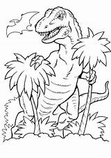 Tyrannosaurus Dinosaurs Coloringbay sketch template