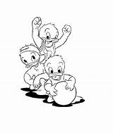 Huey Coloring Louie Dewey Pages Qua Qui Quo Da Colorare Baby Disegni Disney Duck Donald Picgifs Di Cartoon Colouring Family sketch template