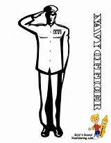 Coloring Navy Pages Officer Clipart Library Standing Popular Ship sketch template