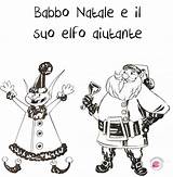 Babbo Elfo Elfi Disegnare Mamma Scaricare Mammafelice Felice sketch template