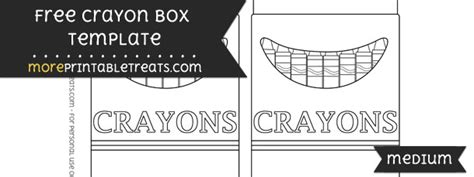 crayon box template medium