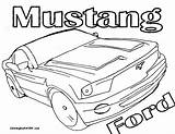Coloring Pages Mustang Ford Car Boys Cars Kids Print Logo Printable Late Model Book Boy Gt Drawing Race Sheets Color sketch template