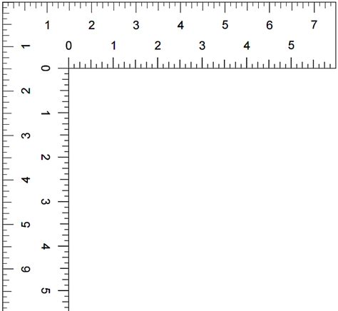 ruler  shown  numbers  times   side     arrow