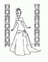 Princess Coloring Frog Pages Clipart Print Library Line sketch template