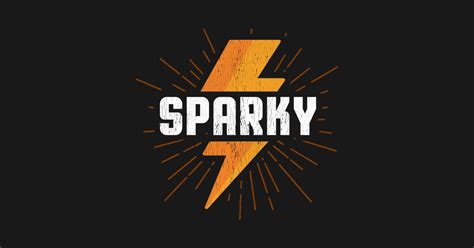 sparky sparky sticker teepublic