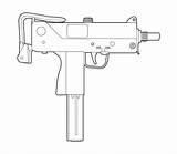 Mac Gun Drawing Drawings Tattoos Tattoo Uzi Coloring Sketch Guns Ingram Sketches Dessin Easy Weapons Graffiti Draw Reference Flash Template sketch template