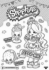 Coloring Pages Shoppie Getcolorings Shopkins Shoppies sketch template