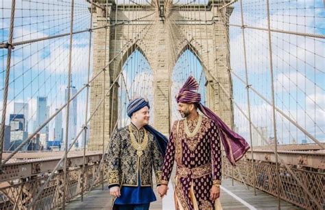 gay interfaith couple s indian wedding in new york city photos go viral