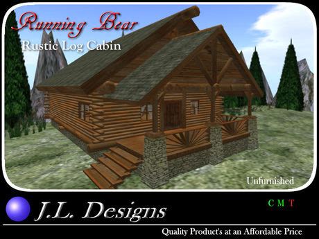 life marketplace jl designs running bear rustic log cabin unfurnished