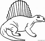 Spinosaurus Coloring Pages Cartoon sketch template