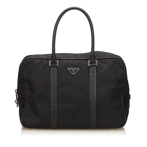 duffel bag nylon black blonde pussy