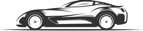 sports car silhouette png  transparent png  pngkey
