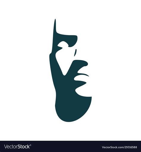male face silhouette royalty  vector image