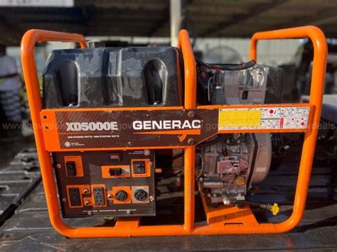 Generac Xd5000e 5000 Watt Electric Start Portable Diesel Generator