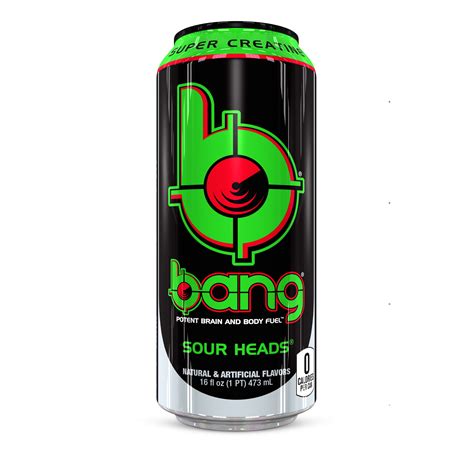 bang sour heads energy drink  super creatine  oz  brickseek
