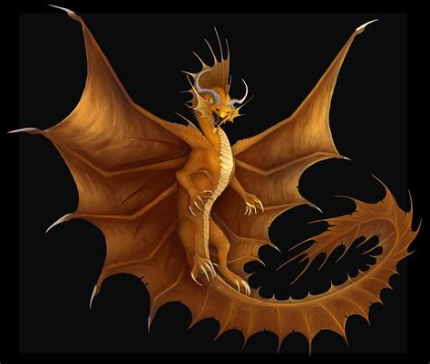 gold dragon  zenida  deviantart