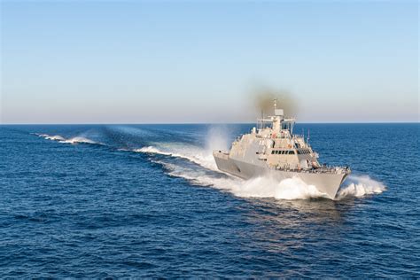 future uss cooperstown completes trials  lake michigan wluk