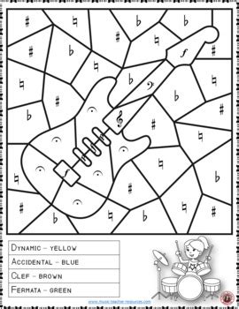 color   symbols coloring page   activity tpt