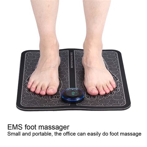 electric ems foot massage pad feet acupuncture stimulator massager