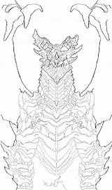Deathwing sketch template