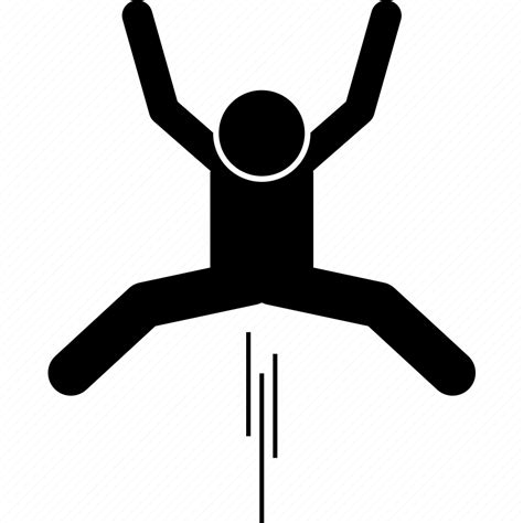 high jump jumping man people person icon   iconfinder