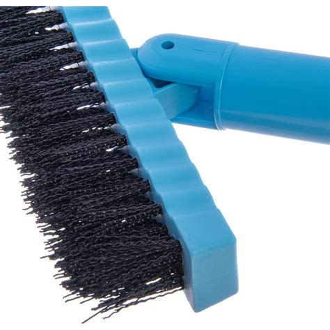 swivel head grout  brush nylon bristle   black carlisle foodservice