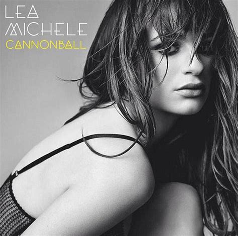lea michele smoulders in sultry artwork for her first