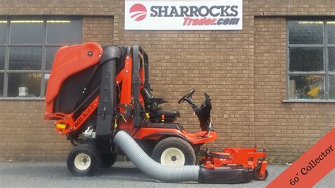 Kubota F3890 60 Side Discharge With Pod Collector Ride On Rotary