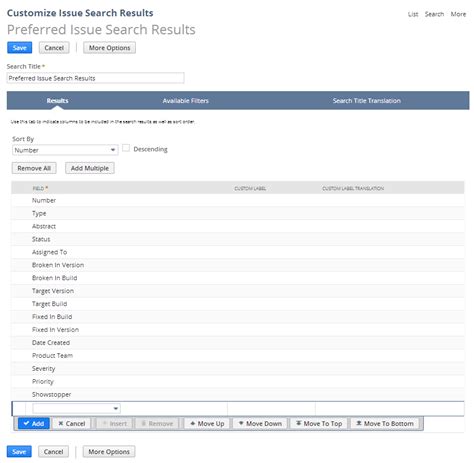 netsuite applications suite customizing quick search results