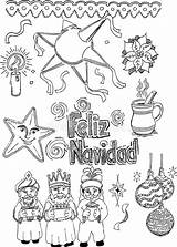 Christmas Mexican Mexico Drawing Stock Illustration sketch template