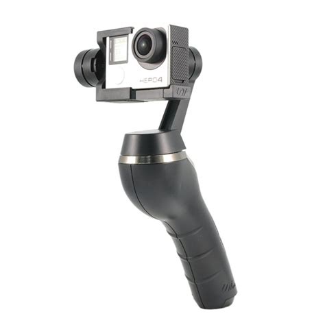 unigo handheld  axis handle gopro gimbal stabilizer camera mount  hero  yi motion cameras