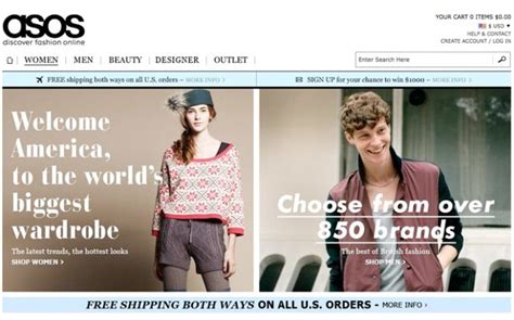 british  tailer asos launches  site footwear news