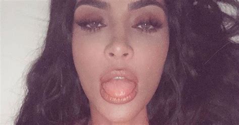 kim kardashian strips off for sultry selfie after admitting husband kanye west tries to control