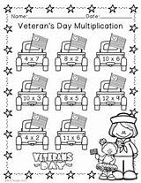 Multiplication Veteran sketch template
