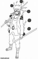 Naruto Sage Six Paths Drawings Uzumaki Manga Deviantart sketch template
