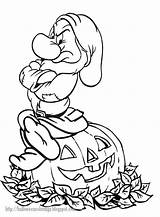 Grumpy Pages Dwarf Coloring Halloween Colorings Getcolorings sketch template