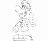 Rayman Coloring Pages Legends Printable Games Print Drawings Drawing Popular Coloringhome sketch template