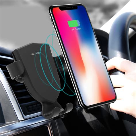 cell phone fast charge wireless charging stand car qi fast wireless charger wireless  iphone