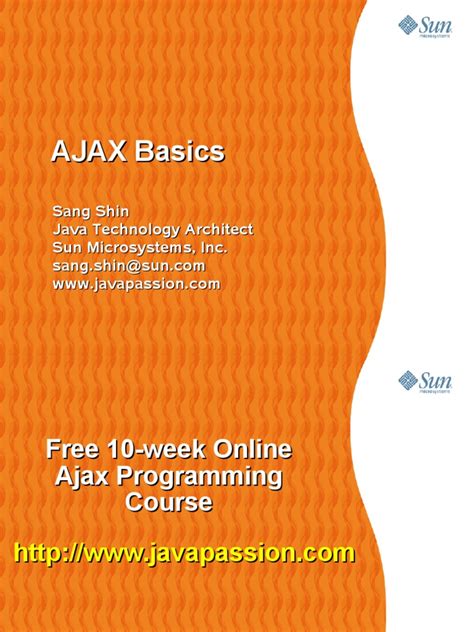 ajax basics ajax programming java script
