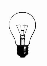 Lightbulb Template Bulb Clipartmag Coloring sketch template