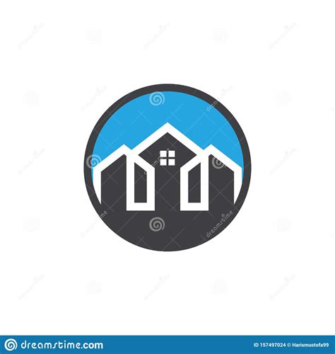 house graphic design template vector isolated illustration stock illustration illustration