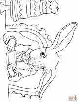 Coloring Alice Wonderland Pages Mad Hatter Hare March Tea Party Beetlejuice Printable Color Arctic Getcolorings Getdrawings Comments Supercoloring Colorings Coloringhome sketch template