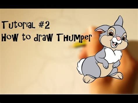 tutorial    draw thumper step  step tutorial youtube