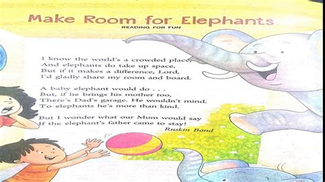 room  elephants poem youtube