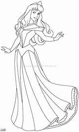 Aurora Coloring Pages Getdrawings Baby Princess sketch template