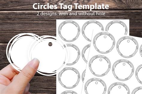 circles gift tag template hanging gift tags  diy tags