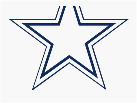 dallas cowboys star logo clip art clipart  transparent